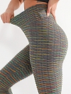 Damen Hohe elastische Gestrickte Leggings Yogahose FH083