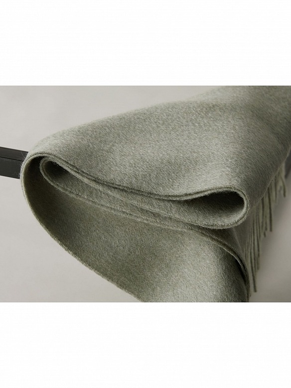 Damen Kaschmirschal mit Fransen AF001