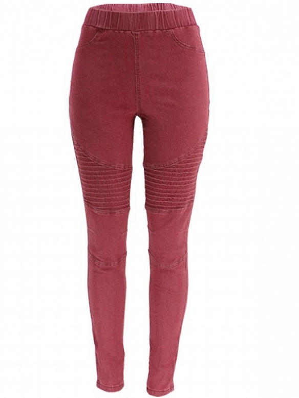 Damen Hohe elastische Shaping-Jeans FH114