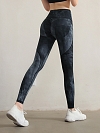 Damen Batik High Waist Push Up Sporttights Leggings FH217