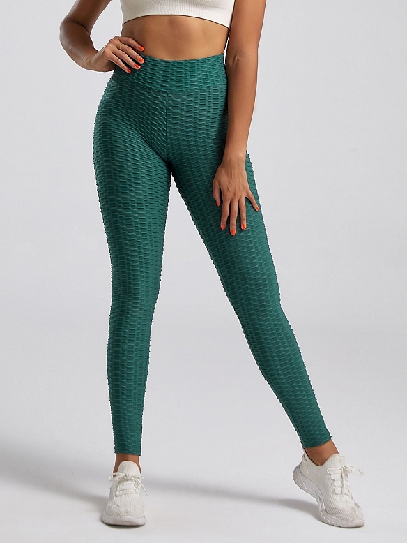 Damen Atmungsaktive Yogahose Push Up Sporttights FH086