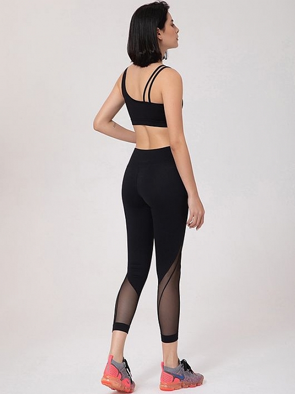 Damen Schnelltrocknendes Sport-Set mit Meshdetails FA011