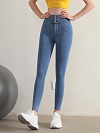 Damen Push Up High Waist Sporttights Jeans-Leggings FH214
