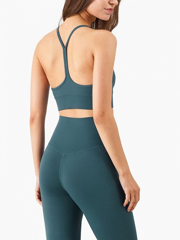 Damen Atmungsaktive Sport-BH Yoga Top FT007