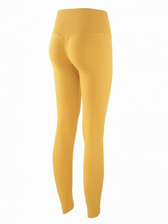 Damen Nahtlose Push Up Sporttights Leggings FH062