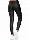 Damen Skinny High Waist Leggings aus Lederimitat FH212
