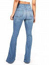 Damen Regular Ausgestellte Jeans FH164
