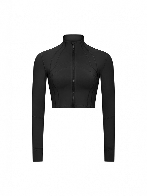 Damen Cropped Sportjacke Kurze Sportjacke FT033