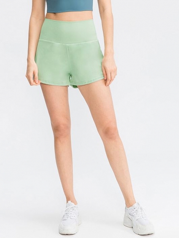 Damen Kurze Yogahose Schnelltrocknende Sportshorts FH020