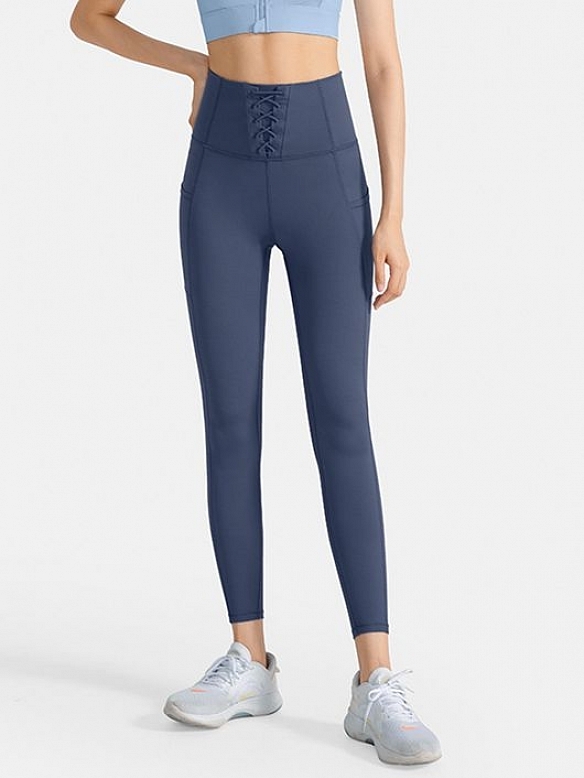 Damen High Waist Shaping-Tights mit breitem Taillenband FH043