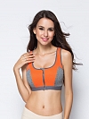 Damen High Support Zweilagiger Sport-BH Fitness Bra Top FH028