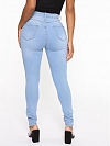 Damen Hohe elastische Skinny High Jeans FH192