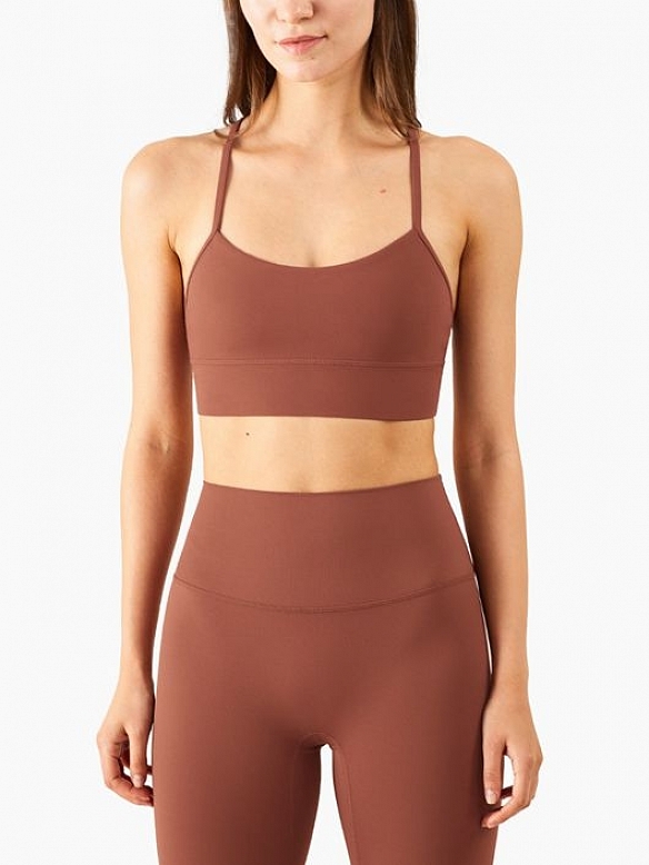 Damen Atmungsaktive Sport-BH Yoga Top FT007