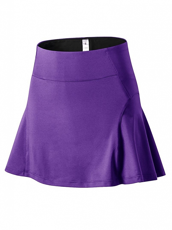 Damen High Waist Sport Rock mit Tights Tennis Hosenrock FH038