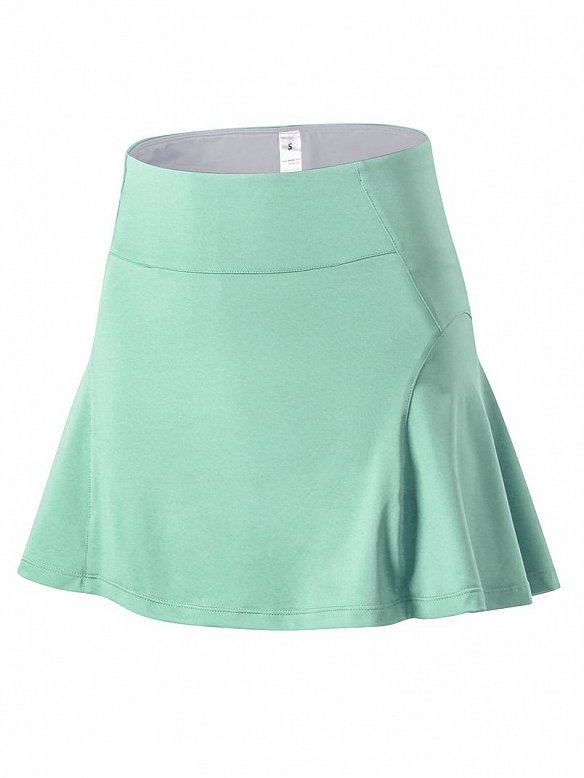 Damen High Waist Sport Rock mit Tights Tennis Hosenrock FH038