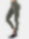 Damen Hohe elastische High Waist Shaping-Sporttights FH063