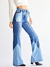 Damen 70s Flare High Jeans FH182