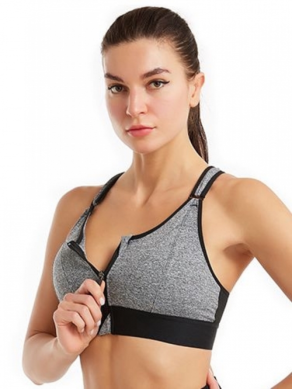 Damen Verstellbar Starker Halt Sport BH FT027